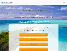 Tablet Screenshot of paydayloanbest.com